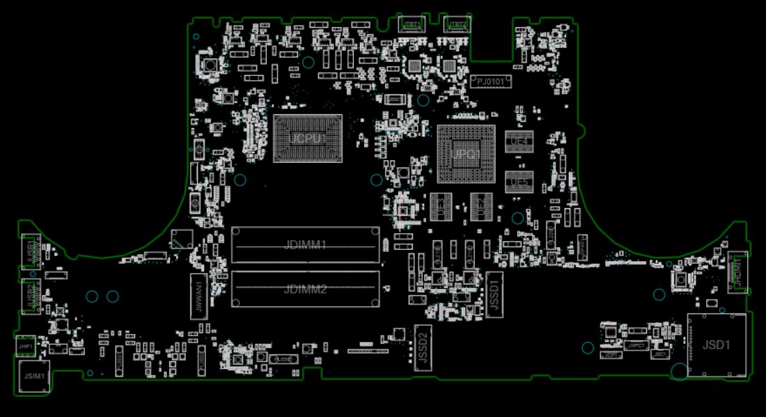 Lenovo ThinkPad P16v Gen 1 AMD LCFC NM-F451 BoardView